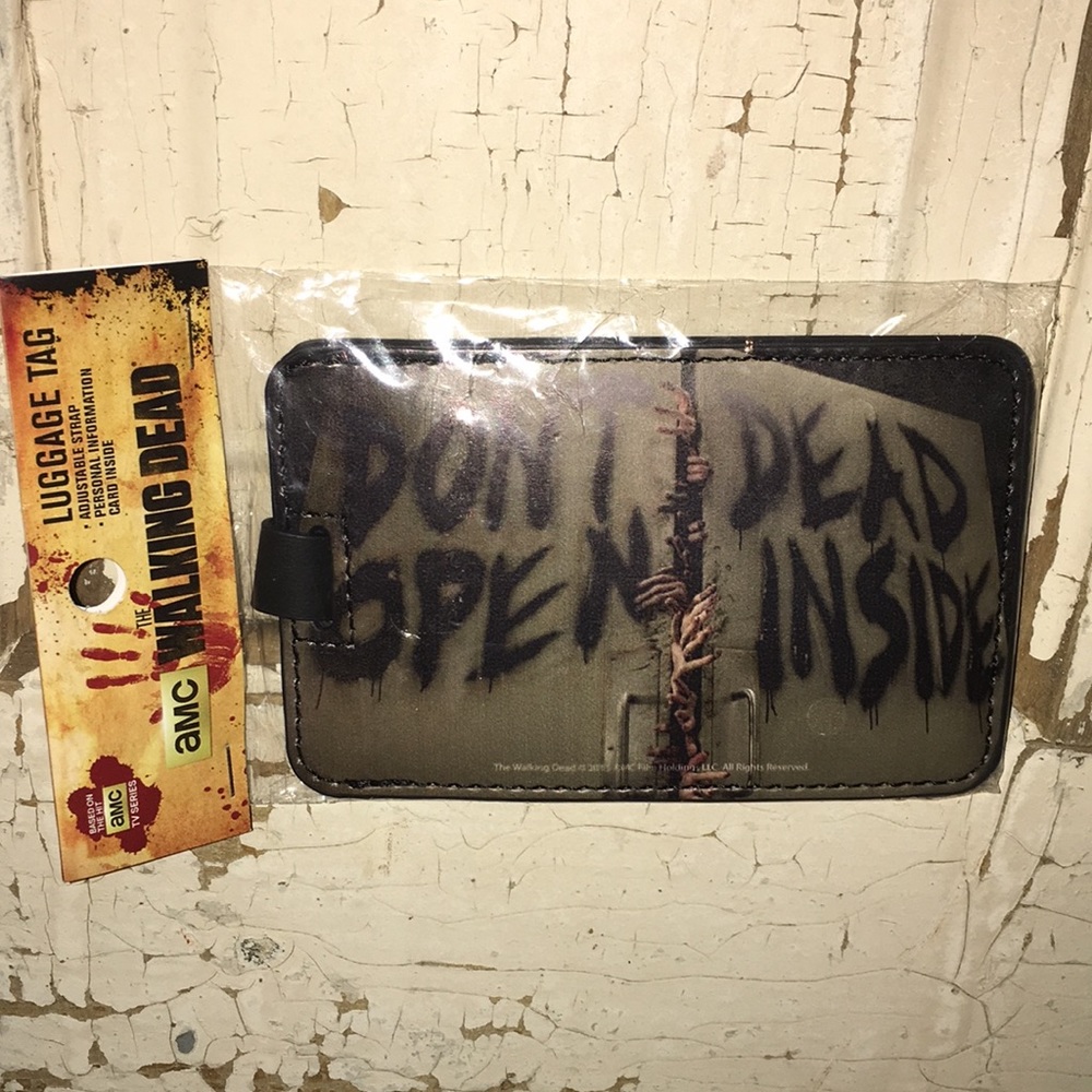 Walking Dead Zombie Luggage Tag